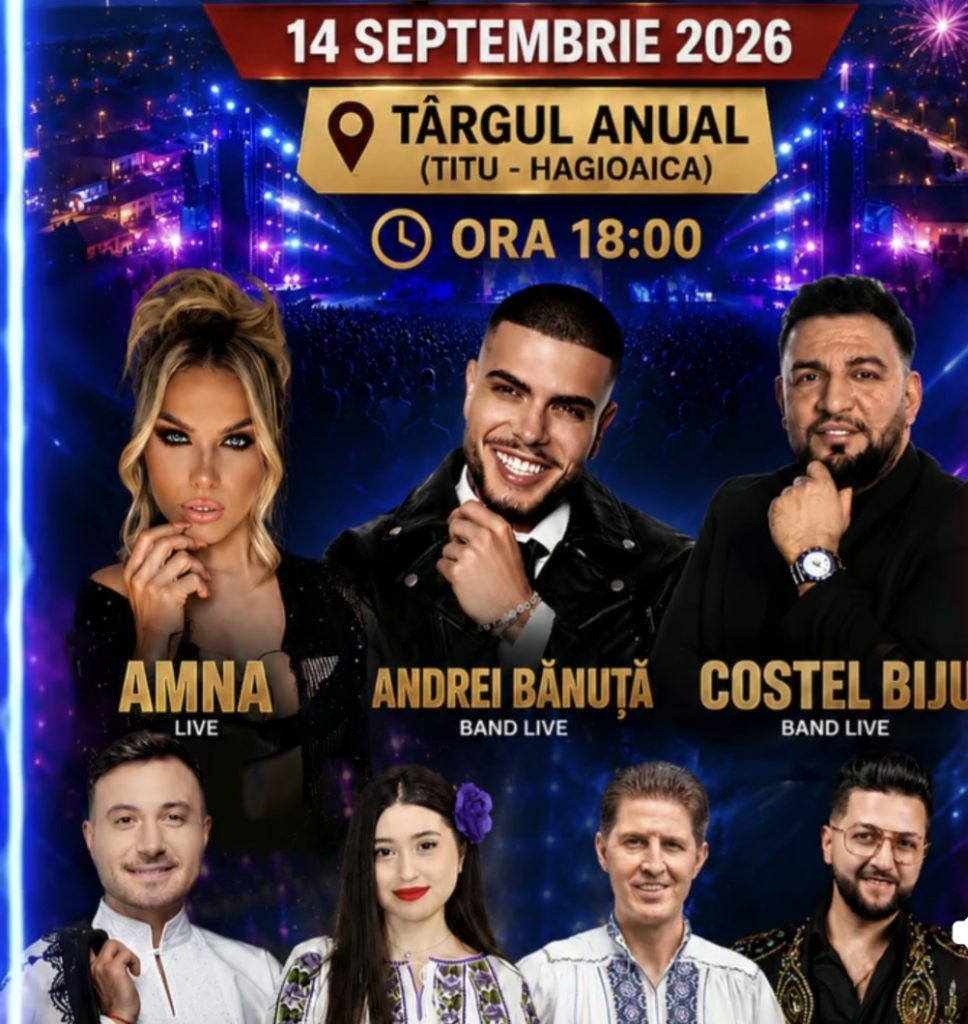  TITU ÎMBRACĂ HAINE DE SĂRBĂTOARE! ZIUA ORAȘULUI, MARCATĂ PE 14 SEPTEMBRIE