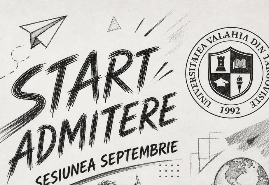 Admitere de toamnă la Universitatea Valahia din Târgoviște. Mai sunt locuri disponibile pentru cei care vor să devină studenți Universitatea Valahia din Târgoviște
